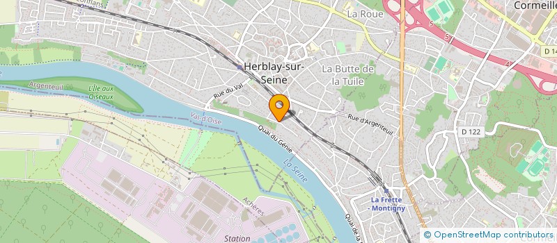 localisation de l'entreprise SCI SAINT JEAN  HERBLAY-SUR-SEINE