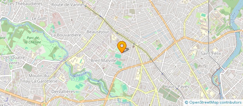 localisation de l'entreprise SCI SAINT JEAN-BAPTISTE  NANTES