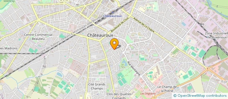 localisation de l'entreprise SCI SAINT JEAN BOSCO à CHATEAUROUX