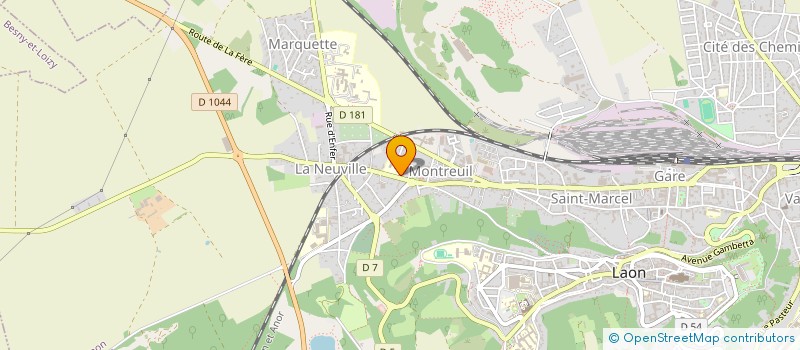 localisation de l'entreprise SCI SAINT JEAN DES CEDRES à LAON