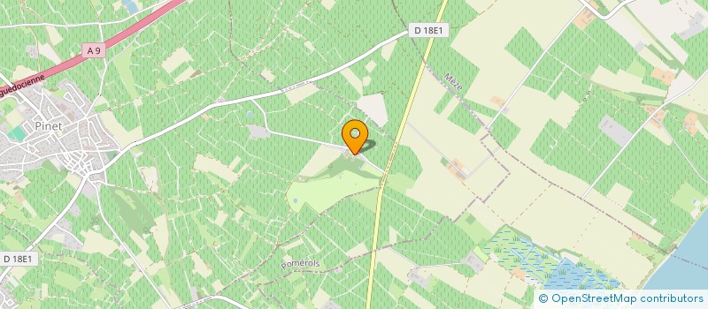 localisation de l'entreprise SCI SAINT JEAN DES SOURCES  PINET