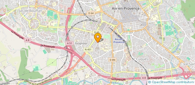 localisation de l'entreprise SCI SAINT JEAN JACQUES  AIX-EN-PROVENCE