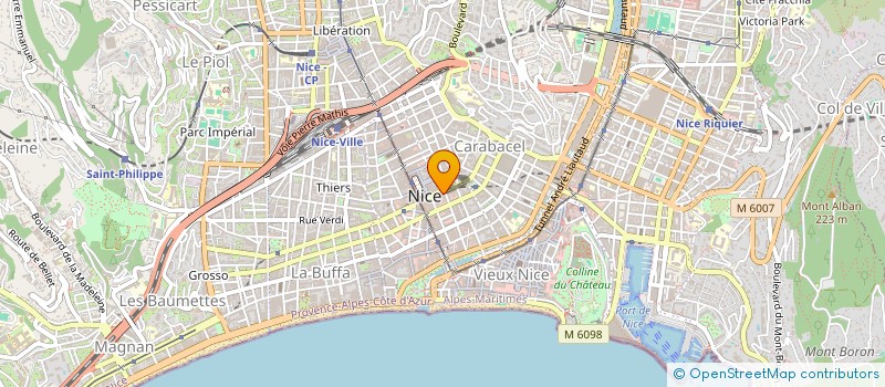 localisation de l'entreprise SCI SAINT JEAN L'EGLISE à NICE