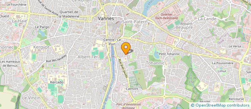 localisation de l'entreprise SCI SAINT JEAN LE CHOUAN à VANNES