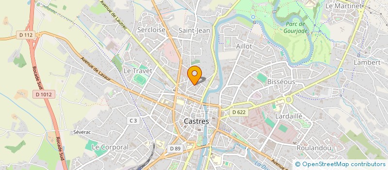 localisation de l'entreprise SCI SAINT JEAN SOLIDARITE  CASTRES