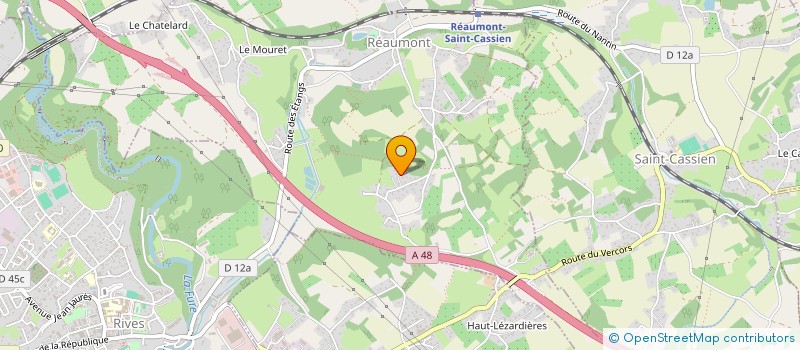 localisation de l'entreprise SCI SAINT-JEANNAISE  REAUMONT