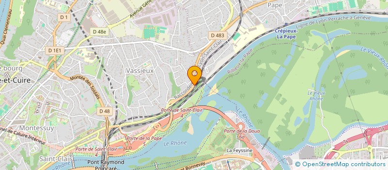 localisation de l'entreprise SCI SAINT JEROME  CALUIRE-ET-CUIRE