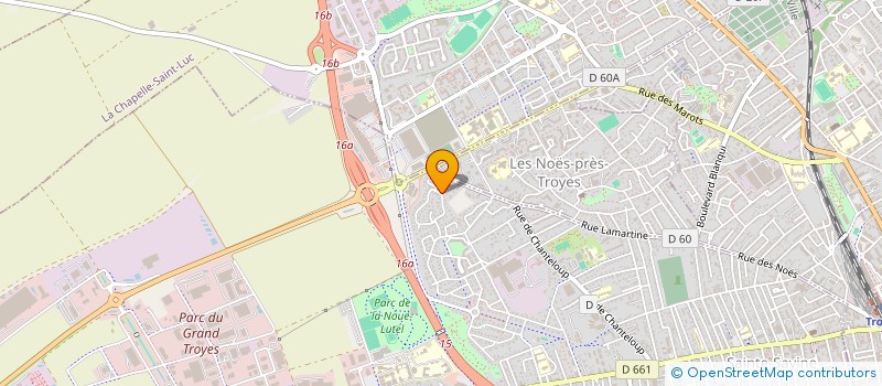 localisation de l'entreprise SCI SAINT JO  SAINTE-SAVINE