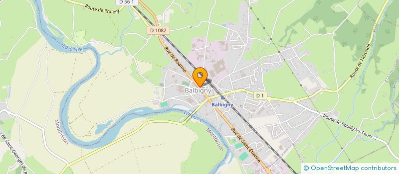 localisation de l'entreprise SCI SAINT JOBERT  BALBIGNY