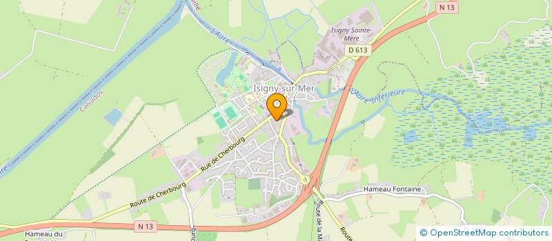 localisation de l'entreprise SCI SAINT JORES  ISIGNY-SUR-MER