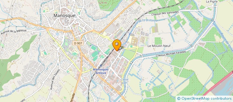 localisation de l'entreprise SCI SAINT JOSEPH à MANOSQUE