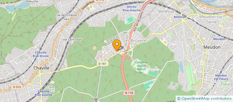 localisation de l'entreprise SCI SAINT JOSEPH à SEVRES