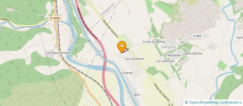 localisation de l'entreprise SCI SAINT JOSEPH  SALIGNAC