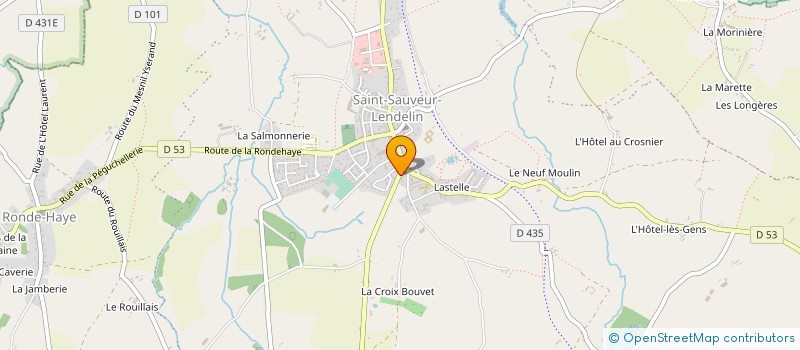 localisation de l'entreprise SCI SAINT JOSEPH à SAINT-SAUVEUR-VILLAGES