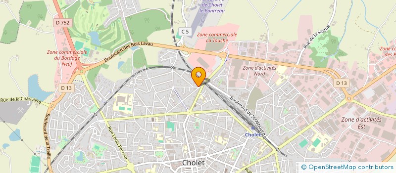 localisation de l'entreprise SCI SAINT JOSEPH à CHOLET
