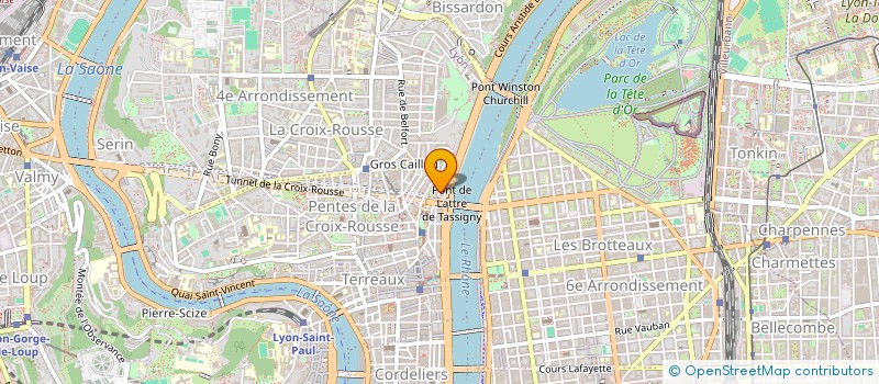 localisation de l'entreprise SCI SAINT JOSEPH à LYON