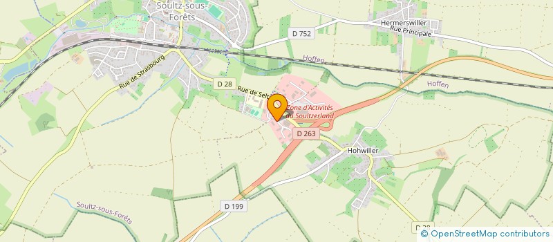 localisation de l'entreprise SCI SAINT JOSEPH  SOULTZ-SOUS-FORETS