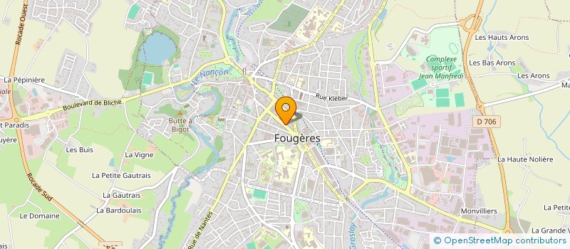 localisation de l'entreprise SCI SAINT JOSEPH  FOUGERES