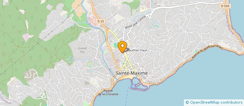 localisation de l'entreprise SCI SAINT JOSEPH à SAINTE-MAXIME