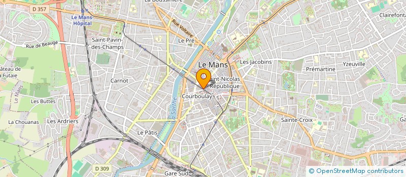 localisation de l'entreprise SCI SAINT JOSEPH  LE MANS