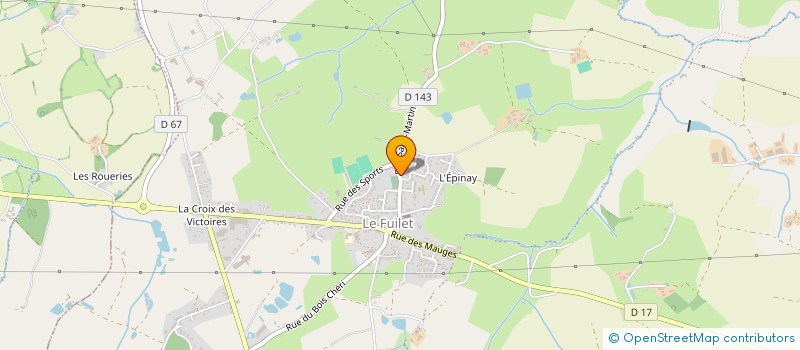 localisation de l'entreprise SCI SAINT JOSEPH à MONTREVAULT-SUR-EVRE