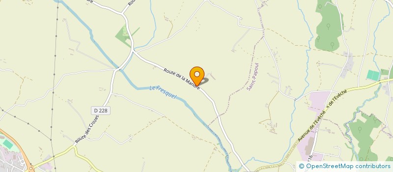 localisation de l'entreprise SCI SAINT JOSEPH  CASTELNAUDARY