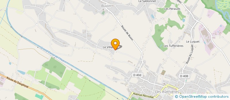 localisation de l'entreprise SCI SAINT JOSEPH  LES AVENIERES VEYRINS-THUELLIN