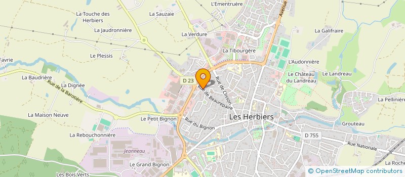 localisation de l'entreprise SCI SAINT JOSEPH à LES HERBIERS
