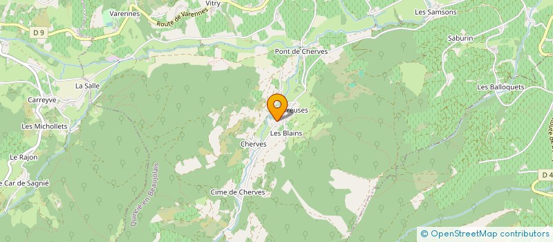 localisation de l'entreprise SCI SAINT JOSEPH  QUINCIE-EN-BEAUJOLAIS