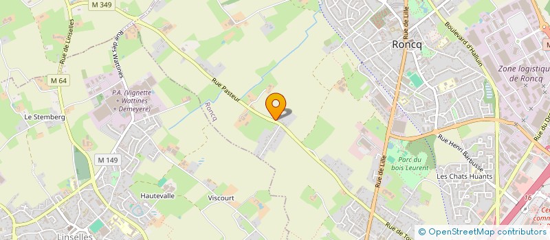 localisation de l'entreprise SCI SAINT JOSEPH à RONCQ