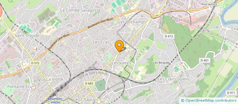 localisation de l'entreprise SCI SAINT JOSEPH  BESANCON