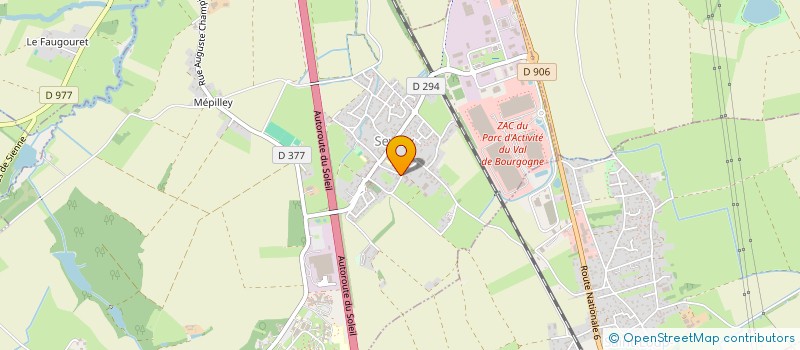 localisation de l'entreprise SCI SAINT JOSEPH  SEVREY