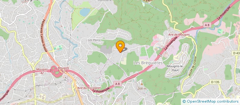 localisation de l'entreprise SCI SAINT JOSEPH à MOUGINS