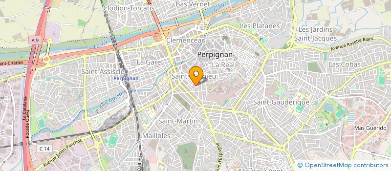 localisation de l'entreprise SCI SAINT JOSEPH à PERPIGNAN