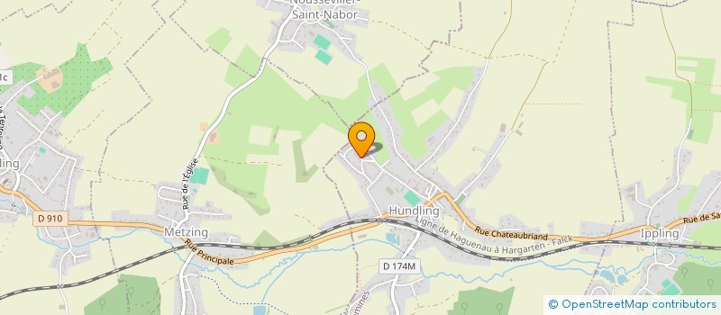 localisation de l'entreprise SCI SAINT JOSEPH  HUNDLING