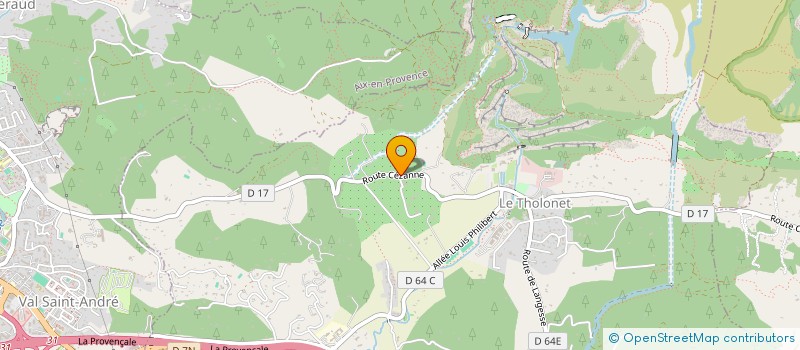 localisation de l'entreprise SCI SAINT JOSEPH  LE THOLONET