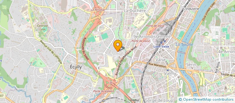 localisation de l'entreprise SCI SAINT-JOSEPH  ECULLY