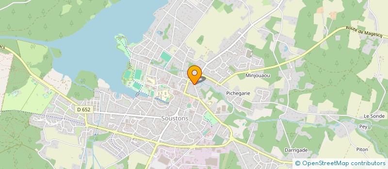 localisation de l'entreprise SCI SAINT-JOSEPH  SOUSTONS