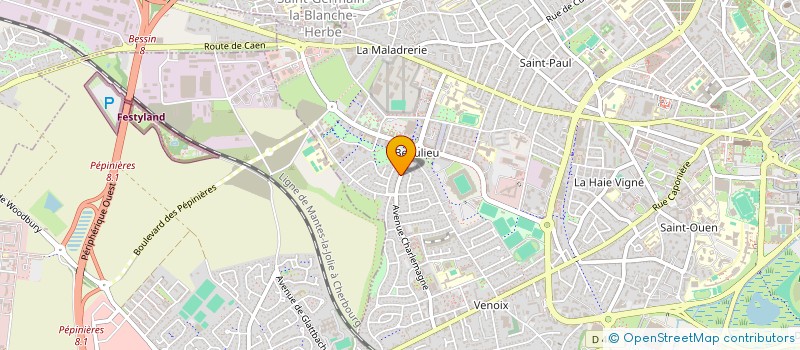 localisation de l'entreprise SCI SAINT JOSEPH  CAEN