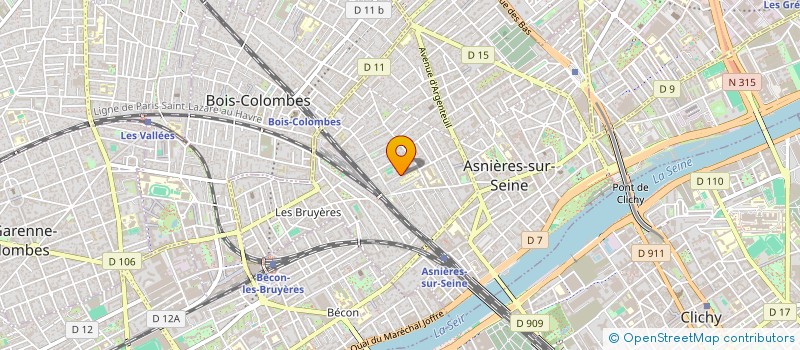 localisation de l'entreprise SCI SAINT JOSEPH à ASNIERES-SUR-SEINE