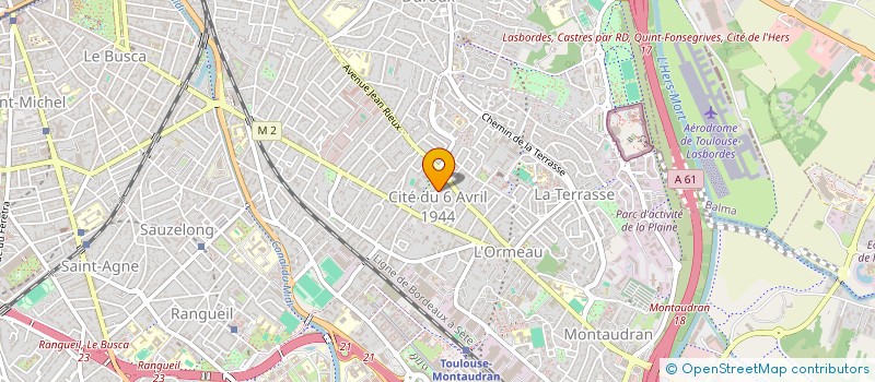 localisation de l'entreprise SCI SAINT JOSEPH à TOULOUSE