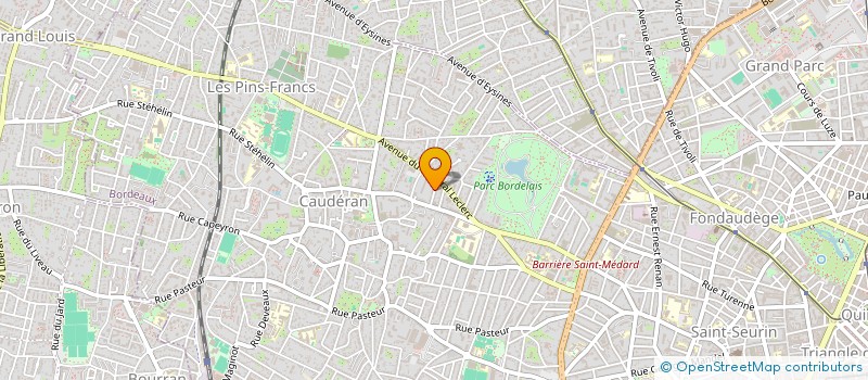 localisation de l'entreprise SCI SAINT JOSEPH  BORDEAUX