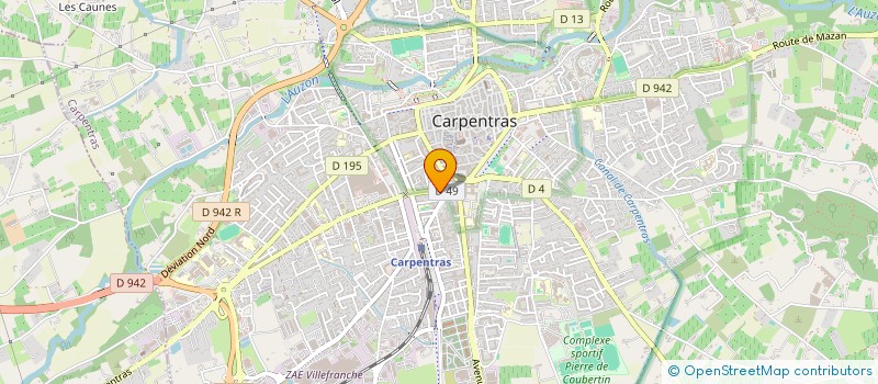 localisation de l'entreprise SCI SAINT JOSEPH  CARPENTRAS