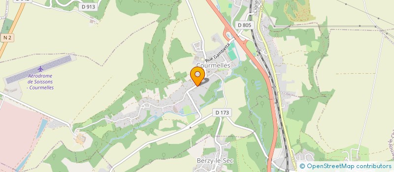 localisation de l'entreprise SCI SAINT JOSEPH  COURMELLES