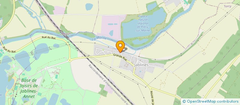 localisation de l'entreprise SCI SAINT JOSEPH  JABLINES