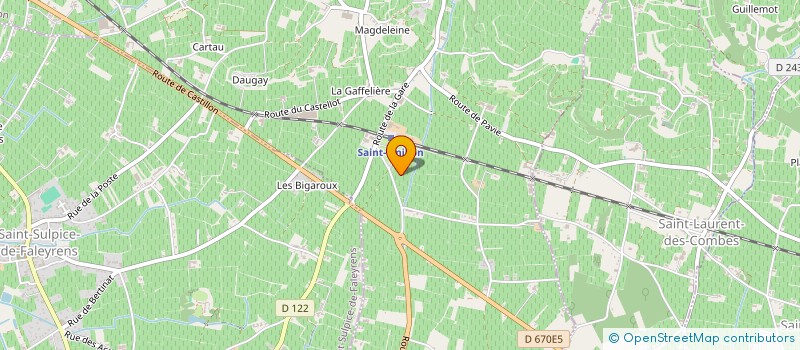 localisation de l'entreprise SCI SAINT JOSEPH BORDEAUX  SAINT-EMILION