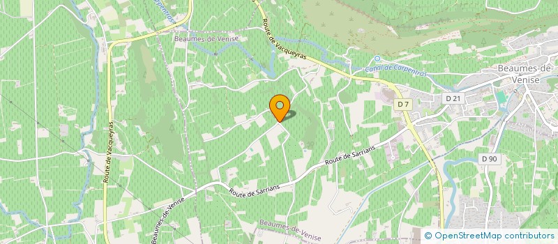 localisation de l'entreprise SCI SAINT JOSEPH D' ANTREMOND  BEAUMES-DE-VENISE