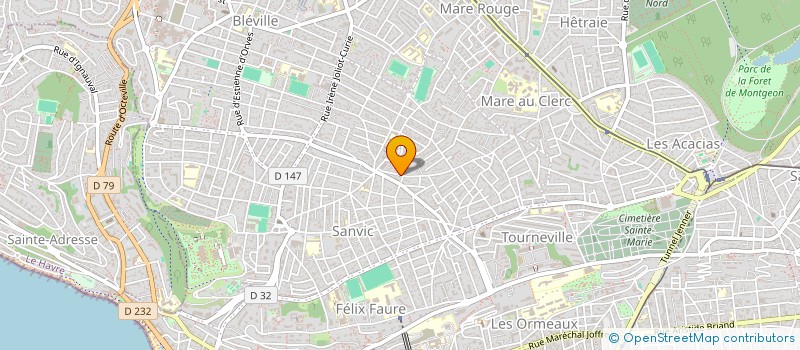 localisation de l'entreprise SCI SAINT JOSEPH LESNEVEN à LE HAVRE