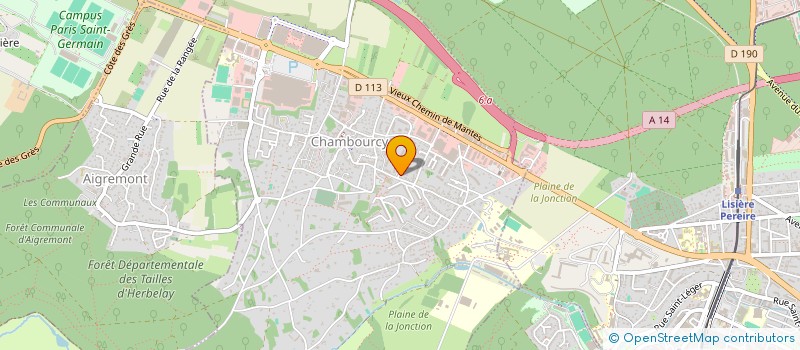 localisation de l'entreprise SCI SAINT JOSEPH-MARIE  CHAMBOURCY