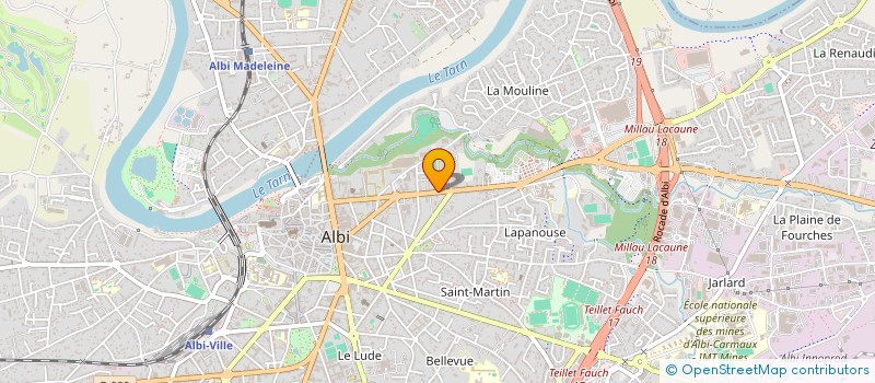 localisation de l'entreprise SCI SAINT JUERY à ALBI